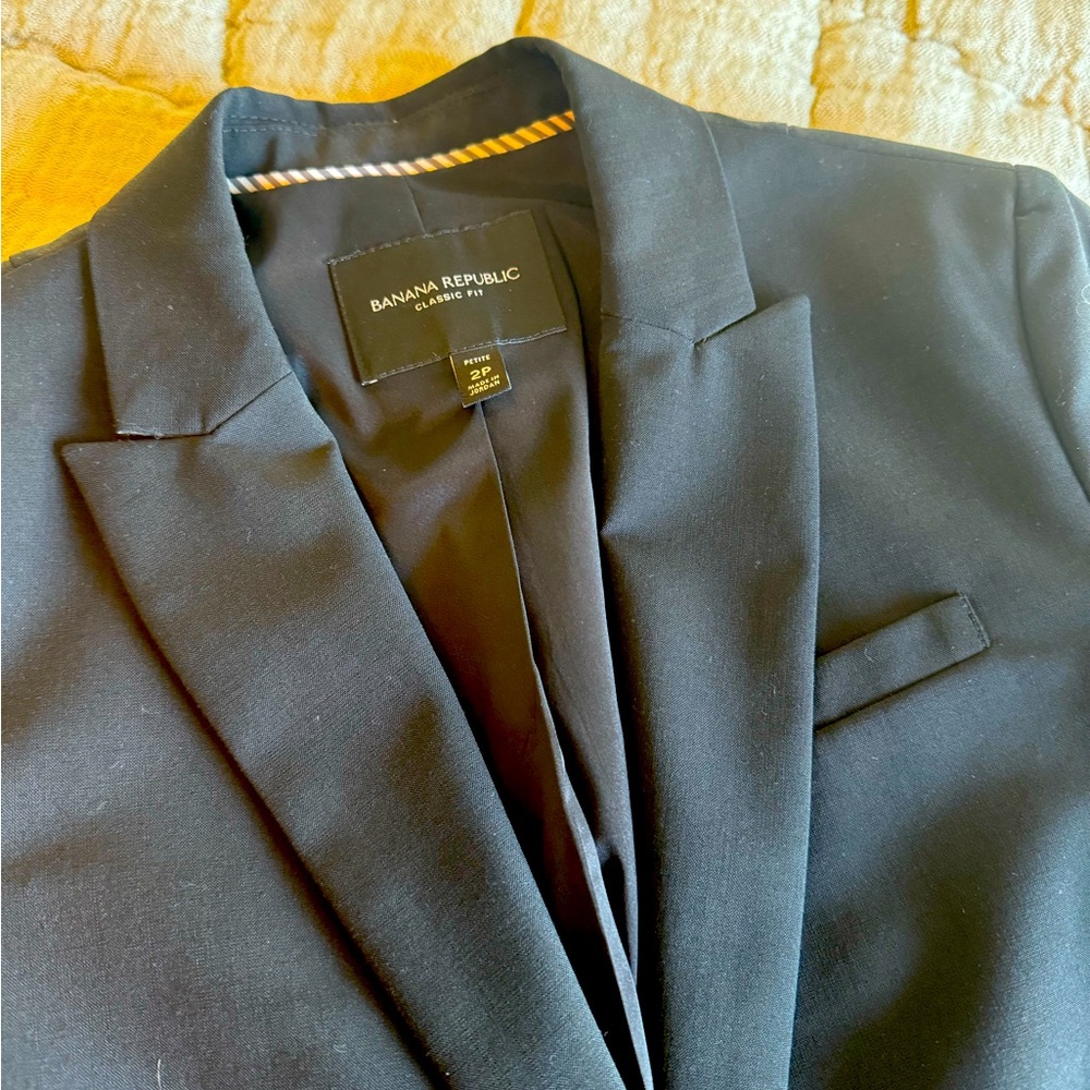 Fit Washable Italian Wool Blend Blazer